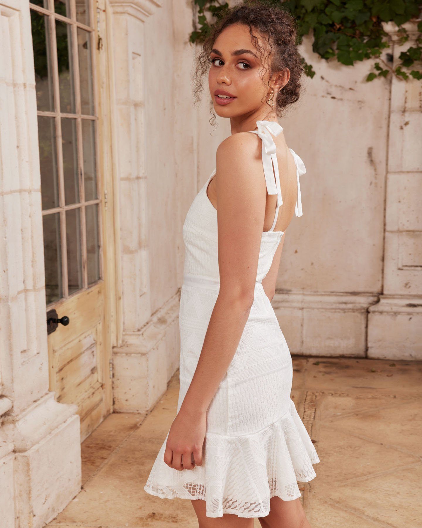 Shona Dress White