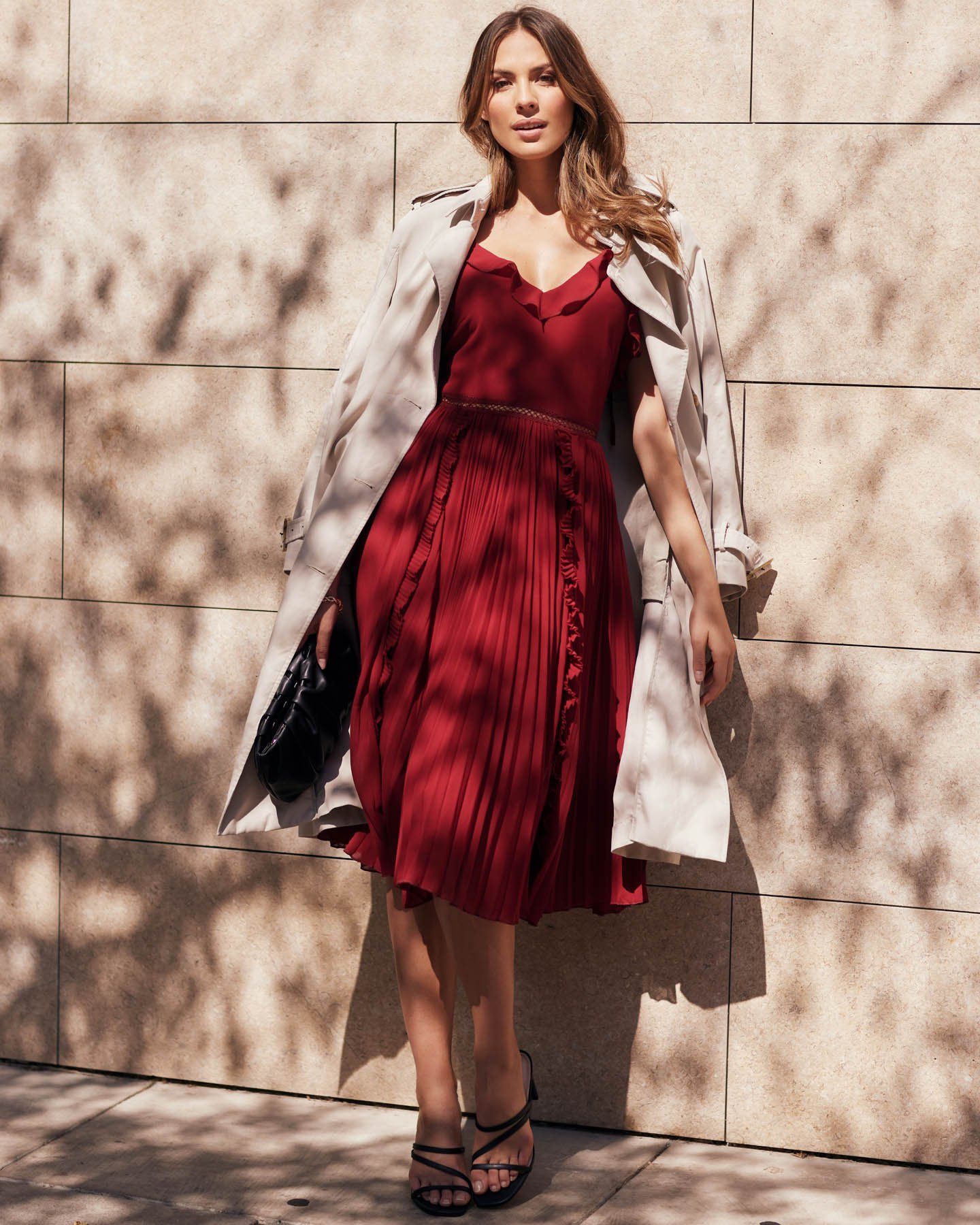 Maia Dress Red