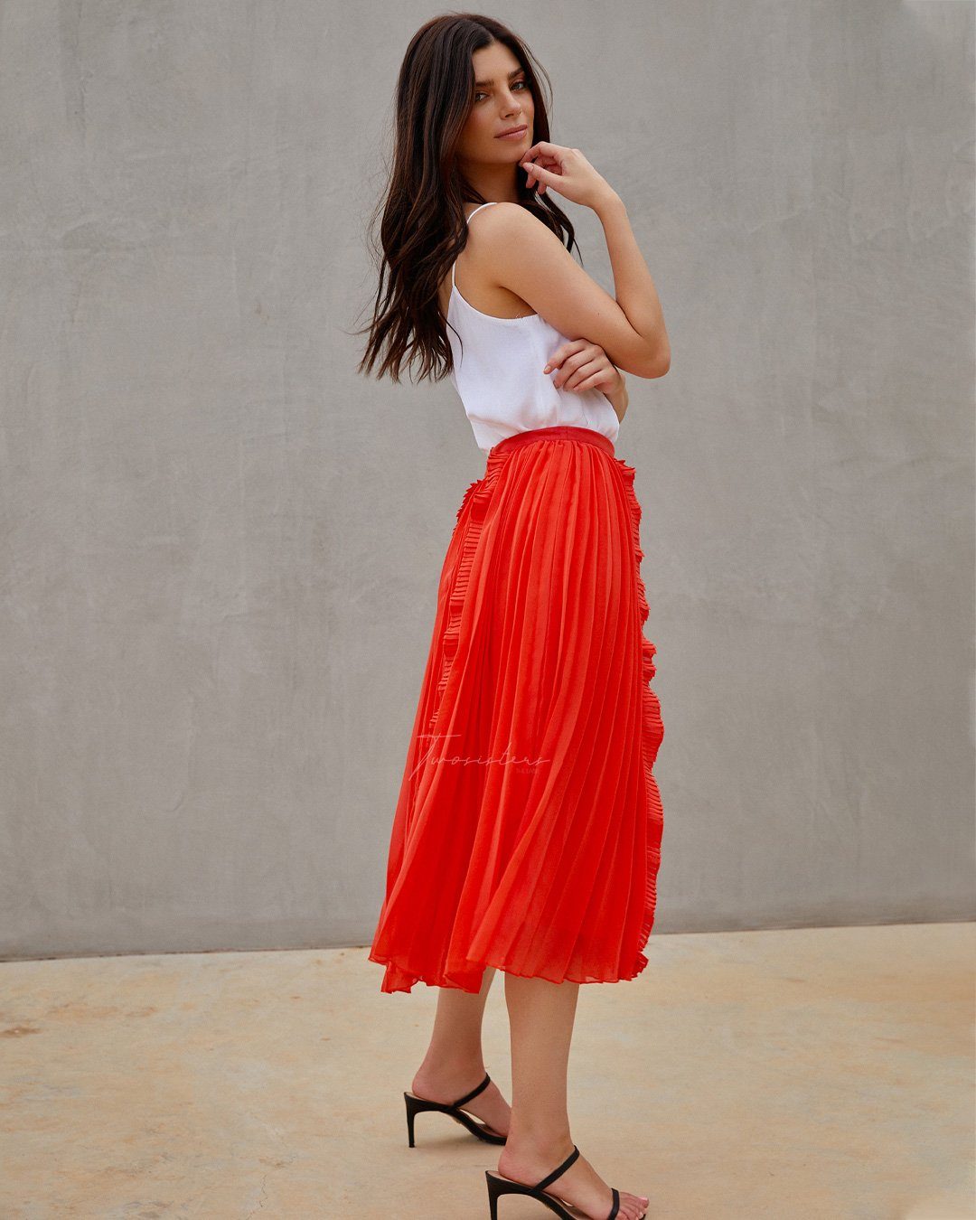 Twosisters The Label Maia Skirt Orange