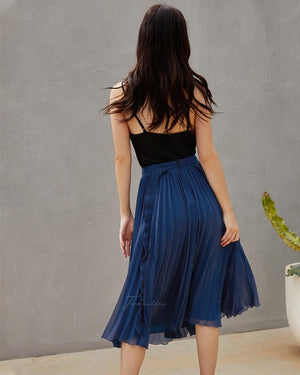 Twosisters The Label Maia Skirt Steel Blue