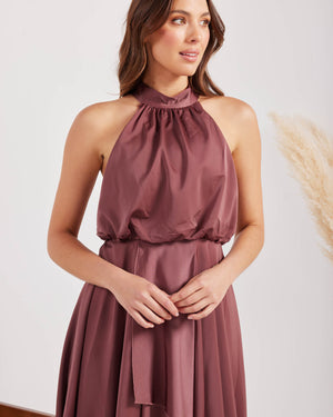 Kat Dress-Plum