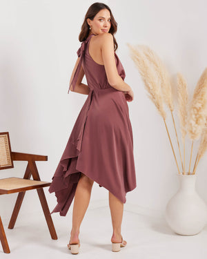 Kat Dress-Plum