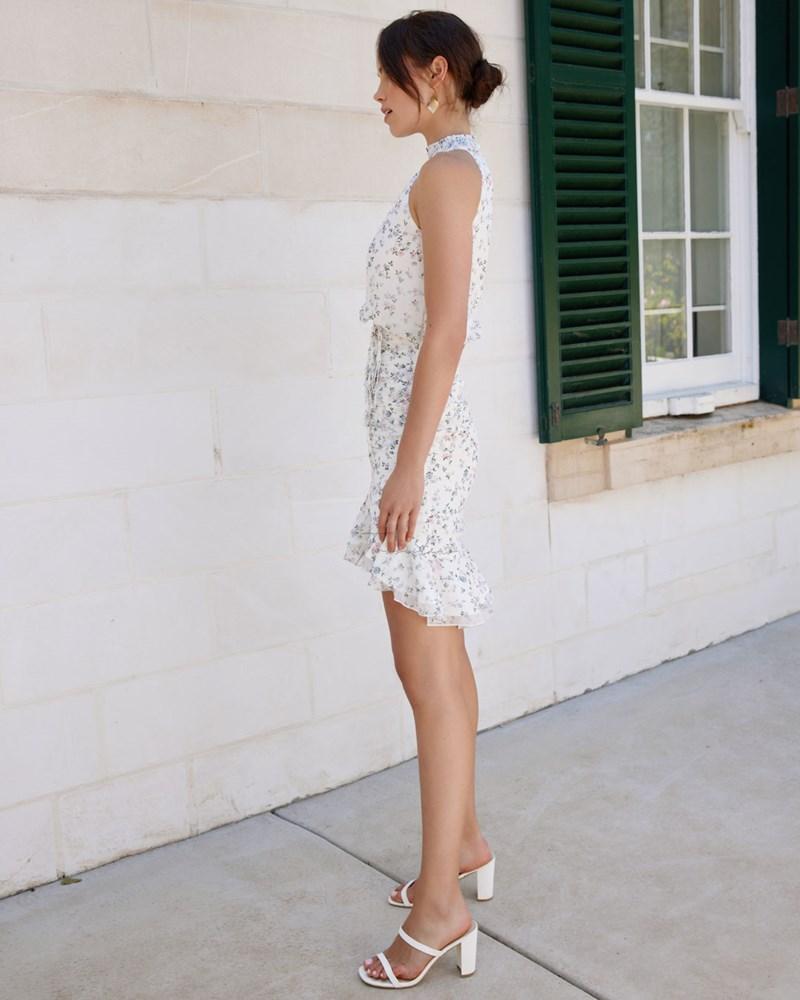 Twosisters The Label Pip Midi Dress White Floral