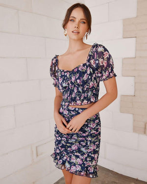 Twosisters The Label Lottie Set Navy Floral