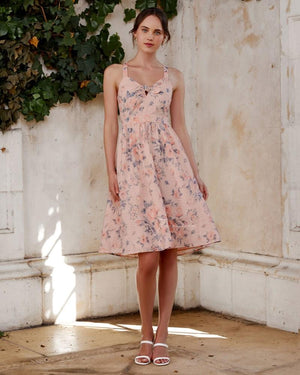 Twosisters The Label Ophelia Midi Dress Pink