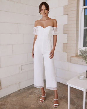 Twosisters The Label Harriette Jumpsuit White