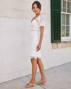 Twosisters The Label Ellington Lace Dress White