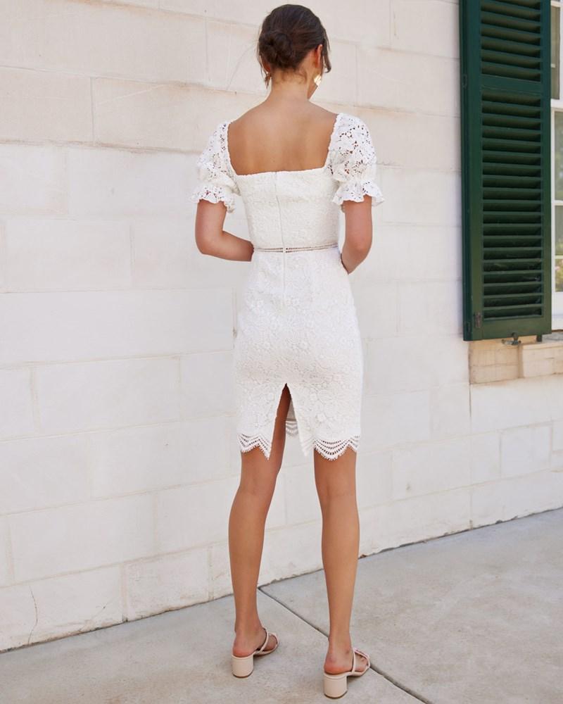 Twosisters The Label Ellington Lace Dress White