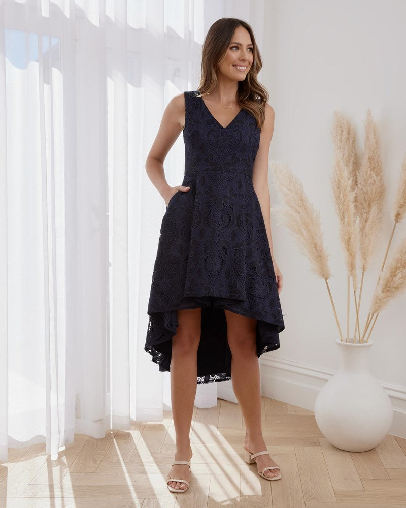 Twosisters The Label Arlo Dress Navy