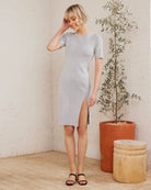 Twosisters The Label Nadia Dress Light Grey