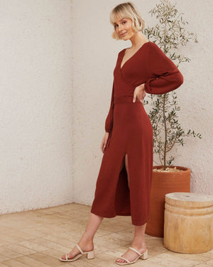 Twosisters The Label Olive Dress Rust