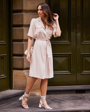 Twosisters The Label Calista Dress Beige