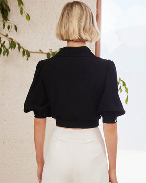 Twosisters The Label Jillian Top Black