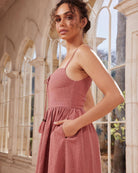 Twosisters The Label Oasis Dress Mauve
