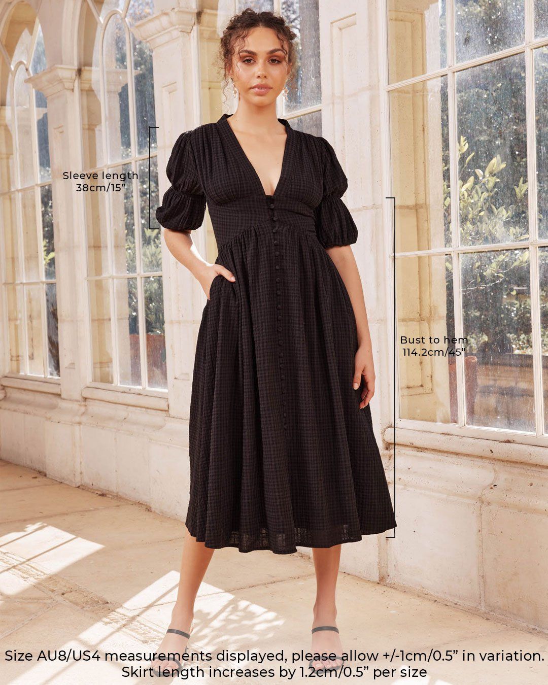 Twosisters The Label Simone Dress Black