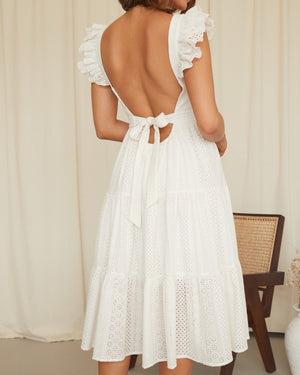 Mathilda Dress - White