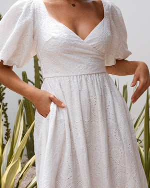 Korie Dress - White