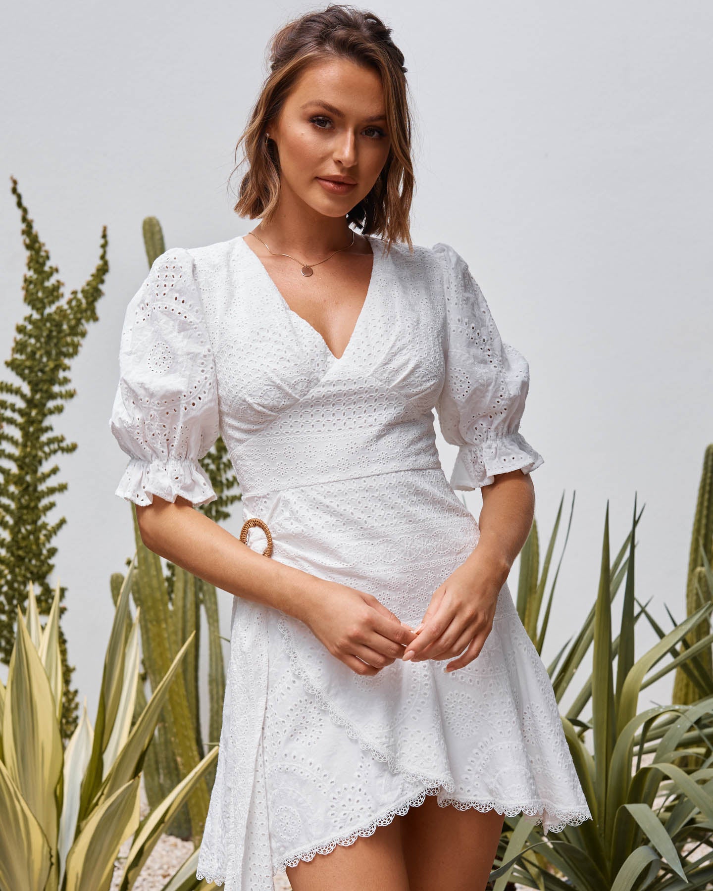 Maxine Dress - White