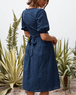Mara Dress - Navy