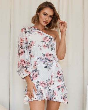 Olsen Dress - White Floral