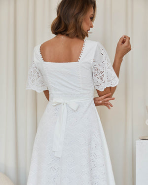 Arcadia Midi Dress - White