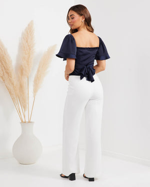 Luca Bodysuit-Navy