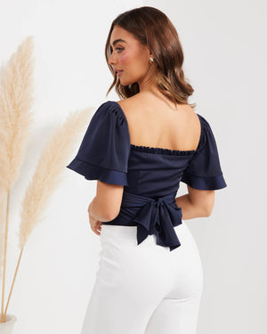 Luca Bodysuit-Navy