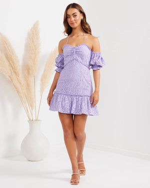 Agatha Dress-Lilac