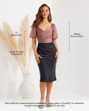 Magnolia Bodysuit-Brown