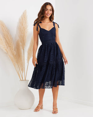 Pamela Dress-Navy