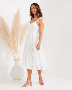 Pamela Dress-White