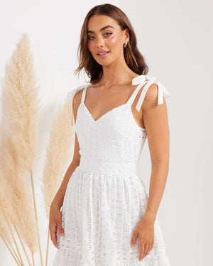 Pamela Dress-White