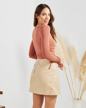 Jora Top-Terracotta