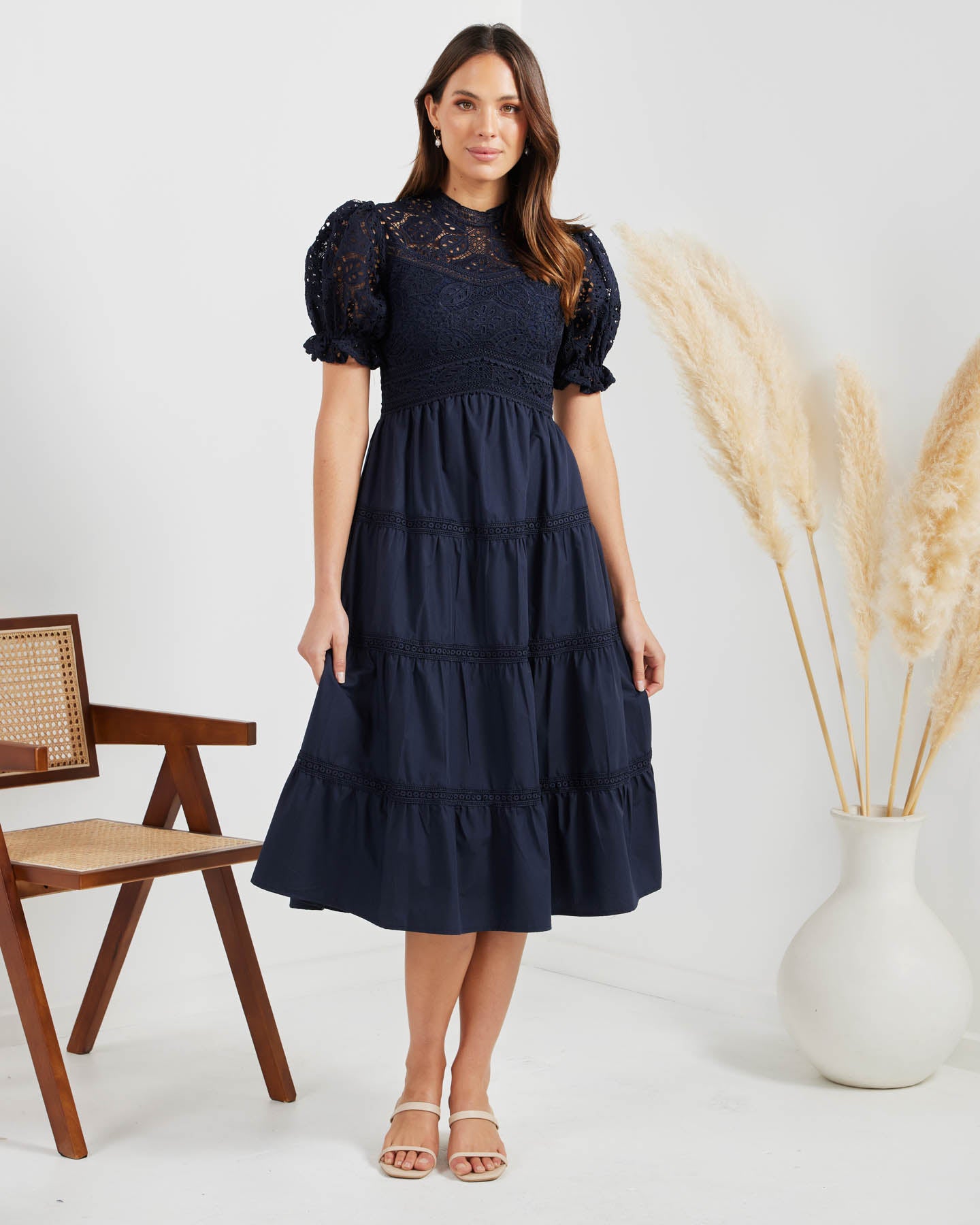 Zara Dress-Navy
