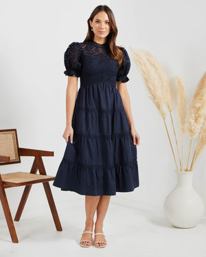 Zara Dress-Navy