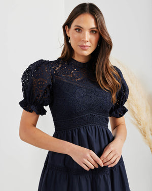 Zara Dress-Navy