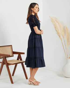 Zara Dress-Navy