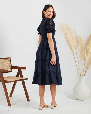 Zara Dress-Navy