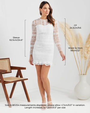 Marakesh Dress-White