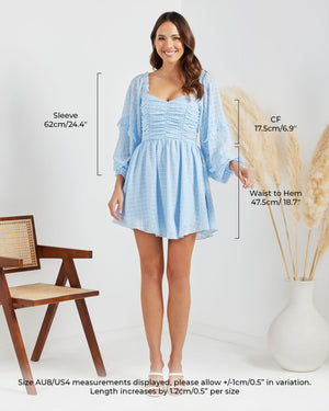 Rona Dress-Blue