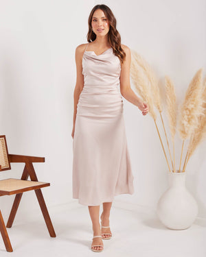 Daphne Dress-Champagne