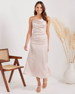 Daphne Dress-Champagne