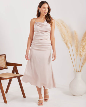 Daphne Dress-Champagne