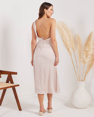 Daphne Dress-Champagne