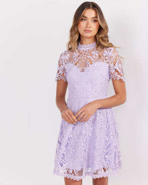 Elara Dress-Purple