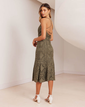 Serenity Dress-Khaki