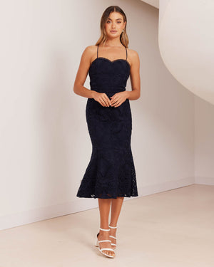 Serenity Dress-Navy