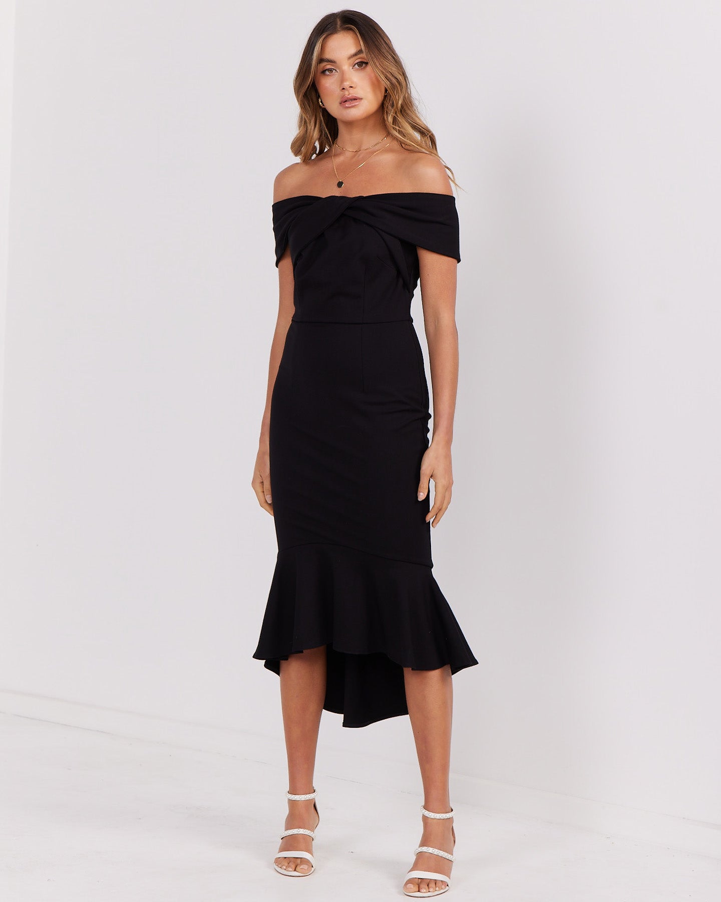 Ariana Dress Black Twosisters The Label
