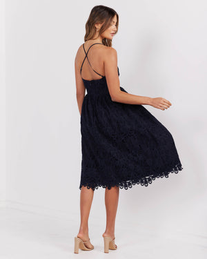 Norah Dress-Navy