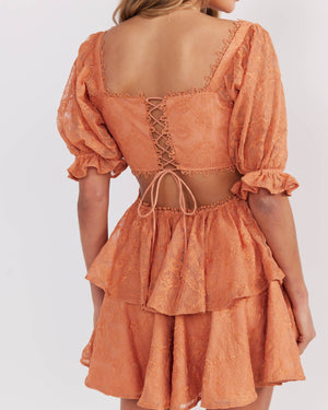 Kehlani Dress-Orange